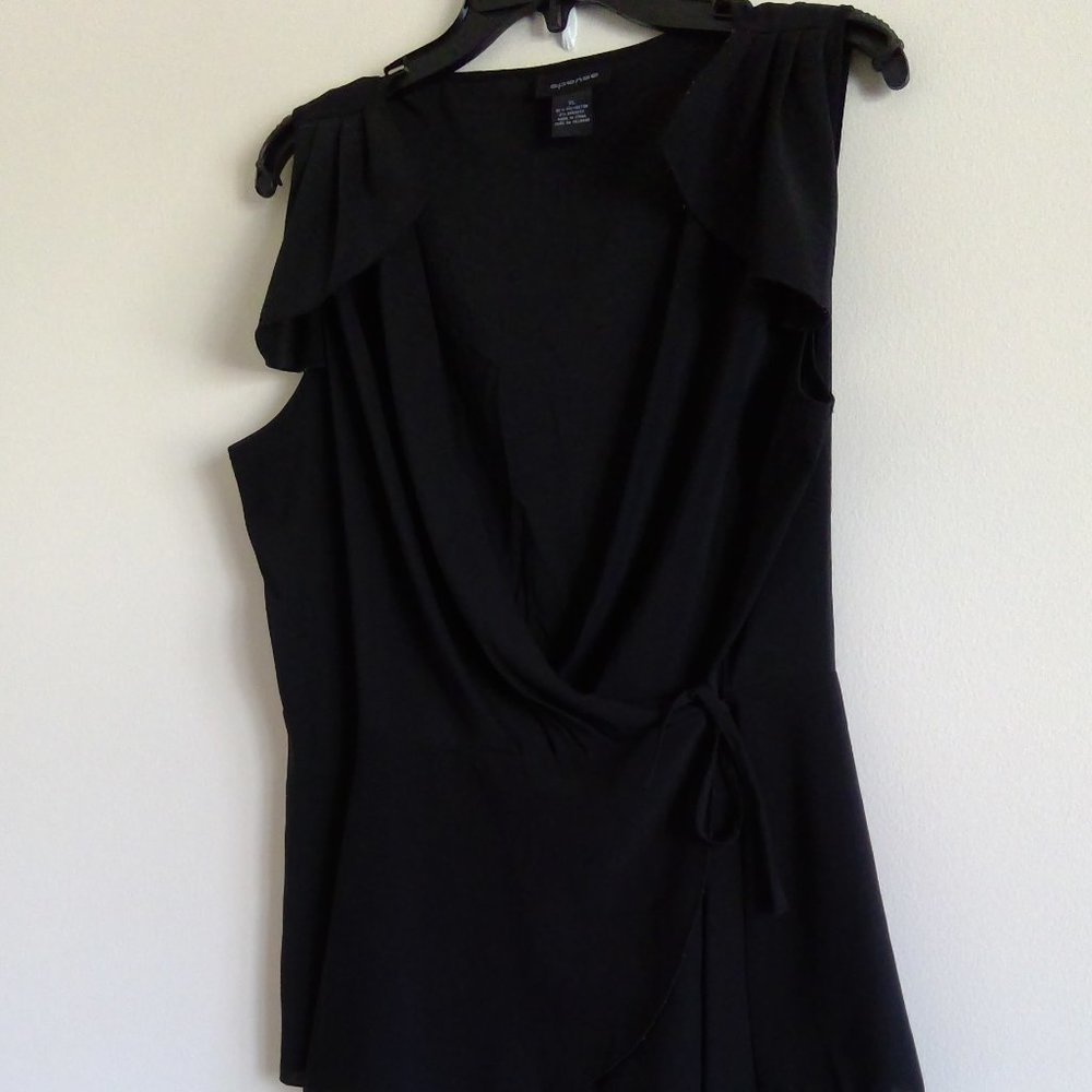 🔑💎🔑3 for$25 Peplum waist wrap v neck top XL